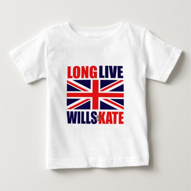 Long Live Wills & Kate Infant Shirt Tee (Framsida)