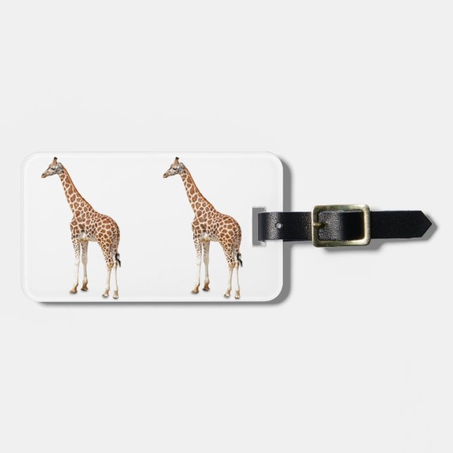 Long Nacke Giraffe Bagagebricka (Horisontell Framsida)