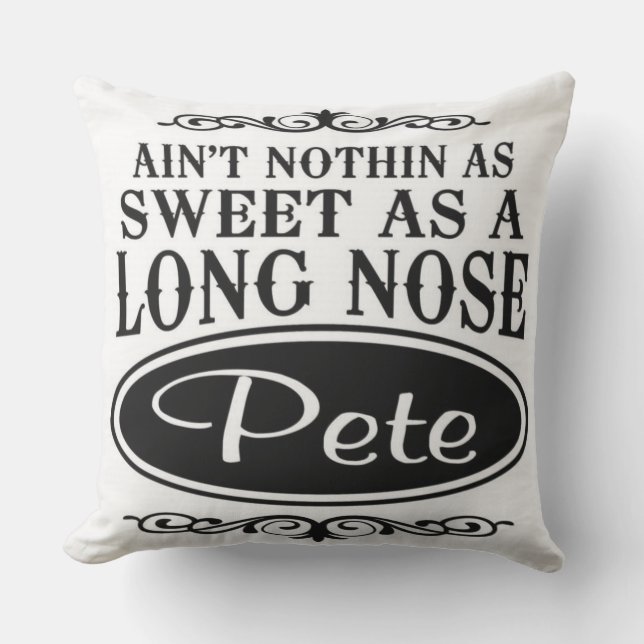 Long Nose Pete Utomhuskudde (Framsida)
