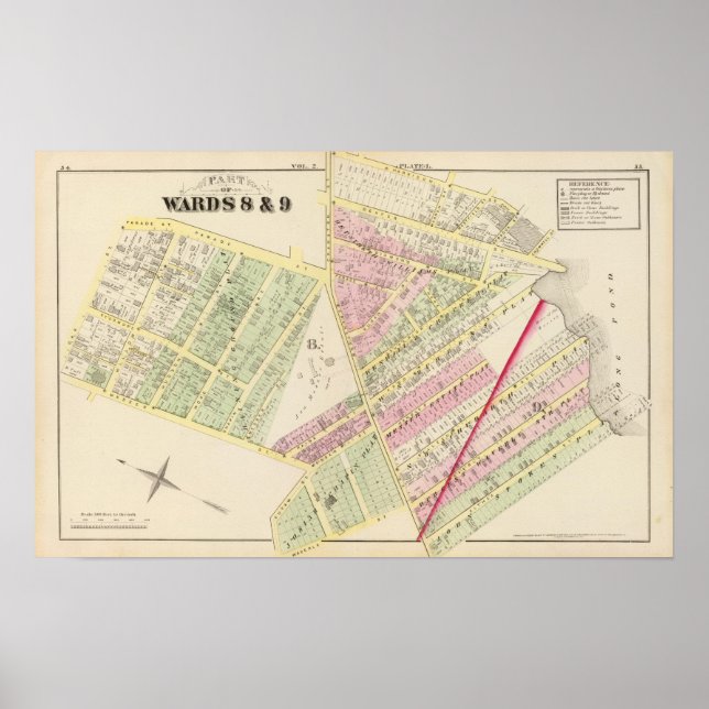 Long Pond and Cranston Street Baptist Church Poster (Framsidan)