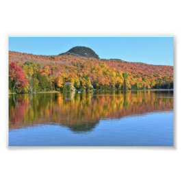 Long Pond in Autumn, Westmore, Vermont Fototryck