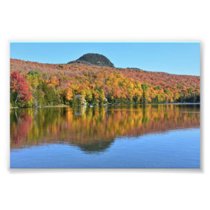 Long Pond in Autumn, Westmore, Vermont Fototryck