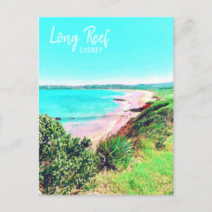Long Reef Sydney Northern Beacher Retro Vykort