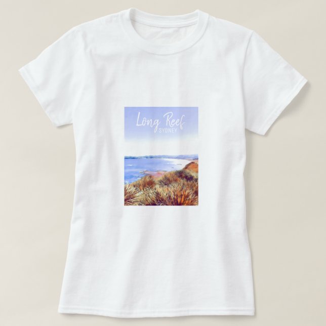 Long Reef Sydney-strand Australien T Shirt (Design framsida)