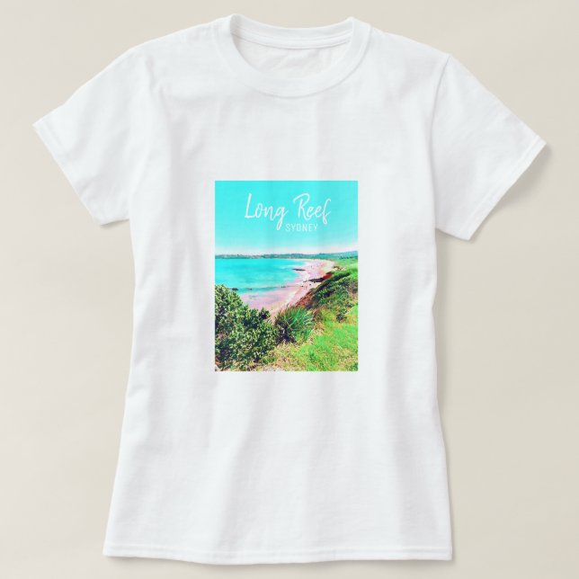 Long Reef Sydney-strand Australien T Shirt (Design framsida)