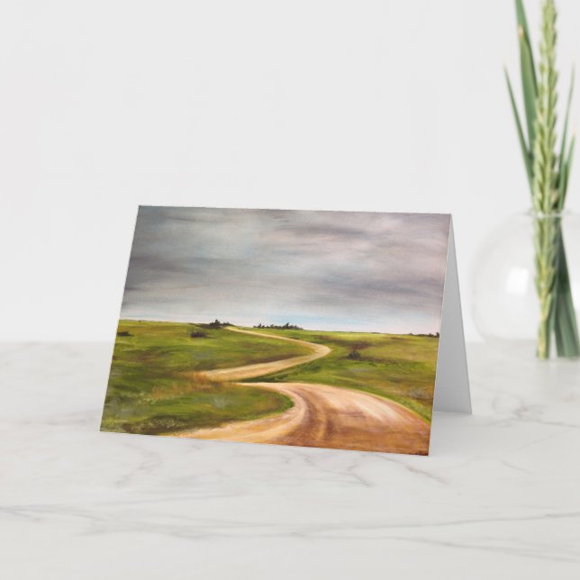 "Long road"-kort Kort (Framsida)