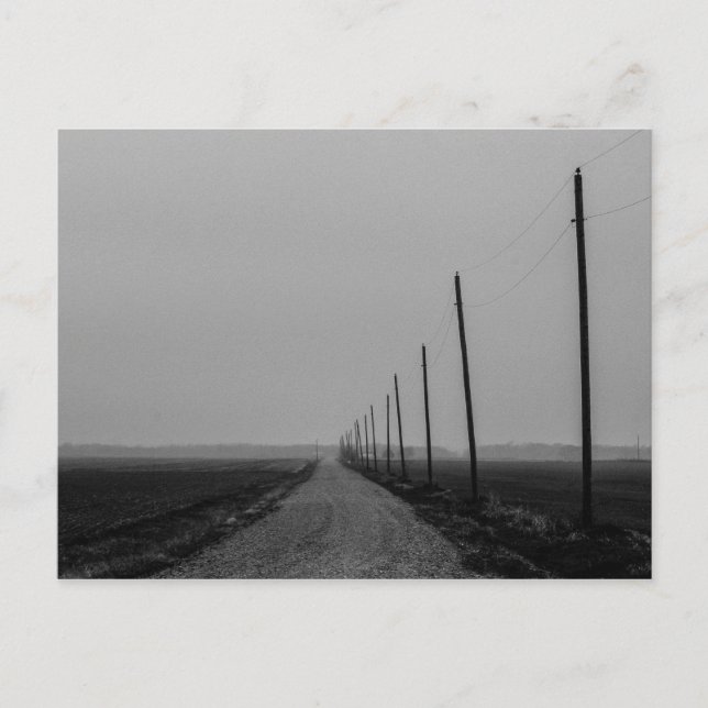 Long Road to No where Vykort (Framsida)