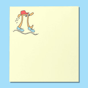 Long Running Pi - Funny Math Pi Guy-Anteckningsblo Anteckningsblock