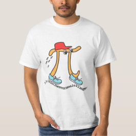 Long Running Pi - Funny Pi Guy Tee