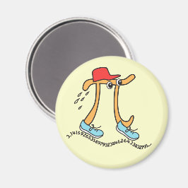 Long Running Pi - Lilla Pi Guy Magnet