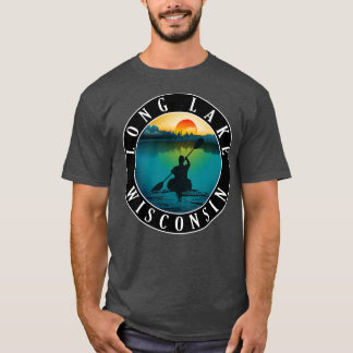 Long Sjö Wisconsin Kayaking T Shirt