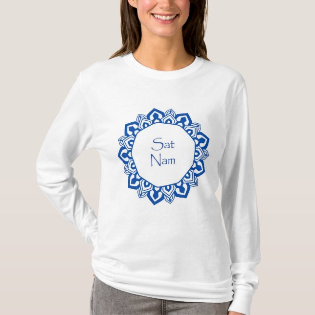 Long sleeve Kundalini Yoga shirt T Shirt (Framsida)