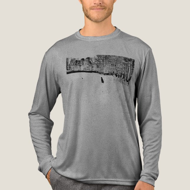 Long sleeve shirt- Waiting for a friend T Shirt (Framsida)