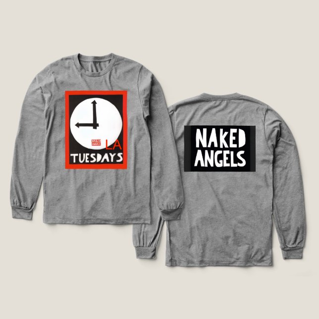 Long sleeve SOFT shirt - in ALL sizes  T Shirt (Design framsida och baksida)