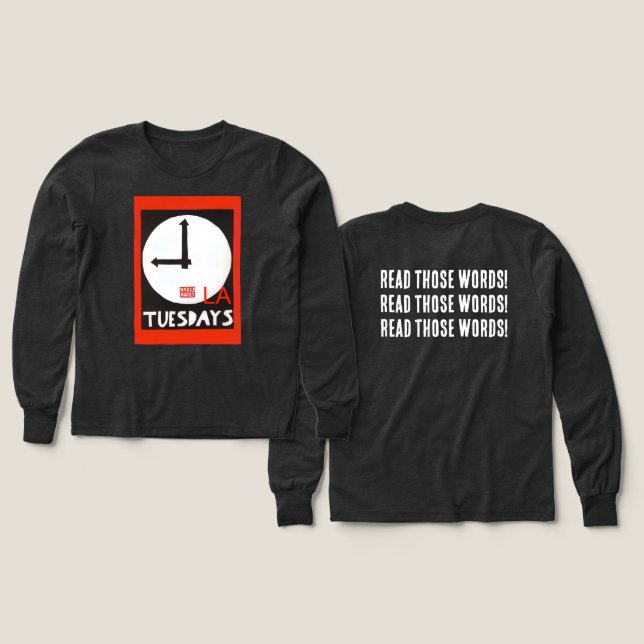 Long Sleeve Tee - Any Size (Design framsida och baksida)