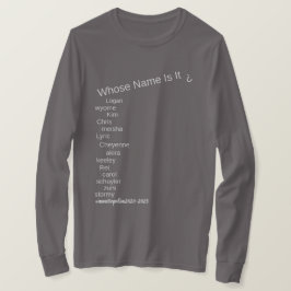LONG SLEEVE TSHIRT all family sizes/styles Sm - 3X T Shirt