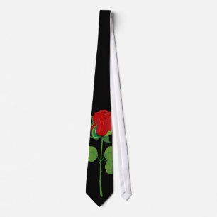 Long Stem Röd ros Slips
