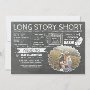 Long Story Kort Bröllop och Baby Firande