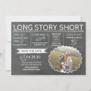 Long Story Kort Lustigt Spara datum i foto
