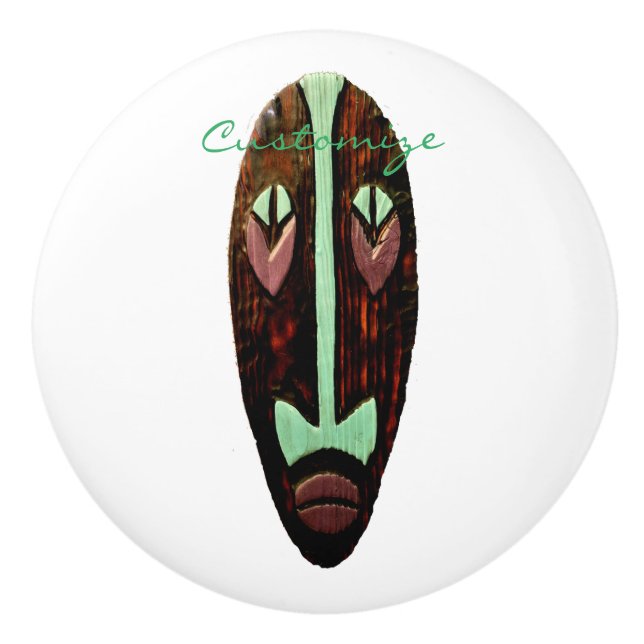 Long Tiki Mask Thunder_Cove Knopp (Framsidan)