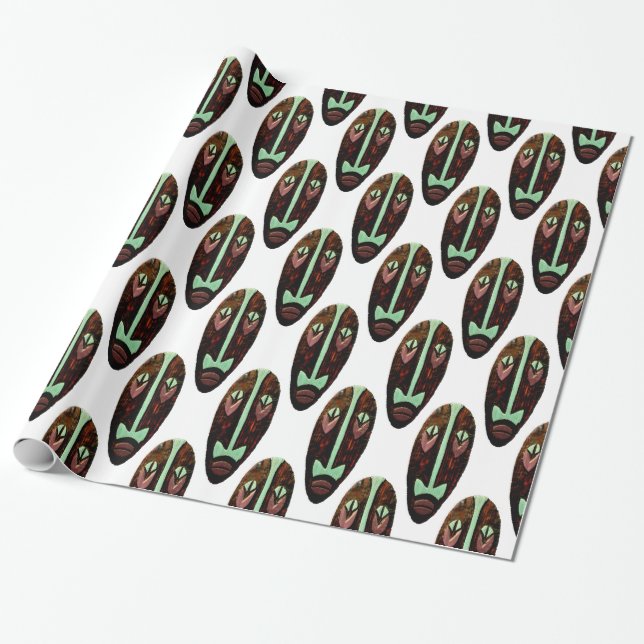 Long Tiki Mask Thunder_Cove Presentpapper (Utrullad)