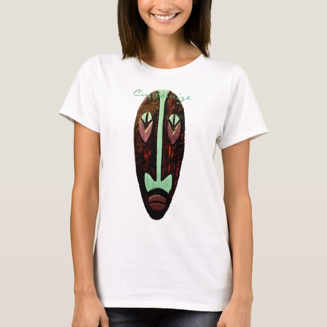 Long Tiki Mask Thunder_Cove T Shirt (Framsida)