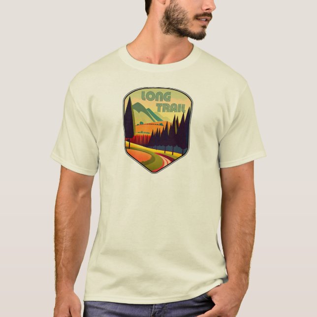 Long Trail Vermont Färg T Shirt (Framsida)