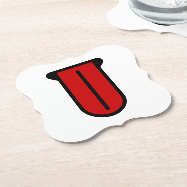 Long Tunga 👅 Underlägg Papper (Vinklad)