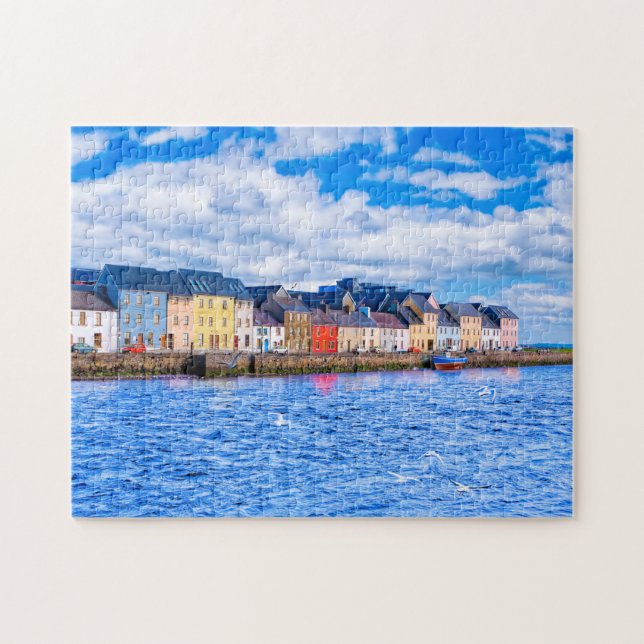 Long Walk - Galway Jigszle Puzzle Pussel (Horisontell)