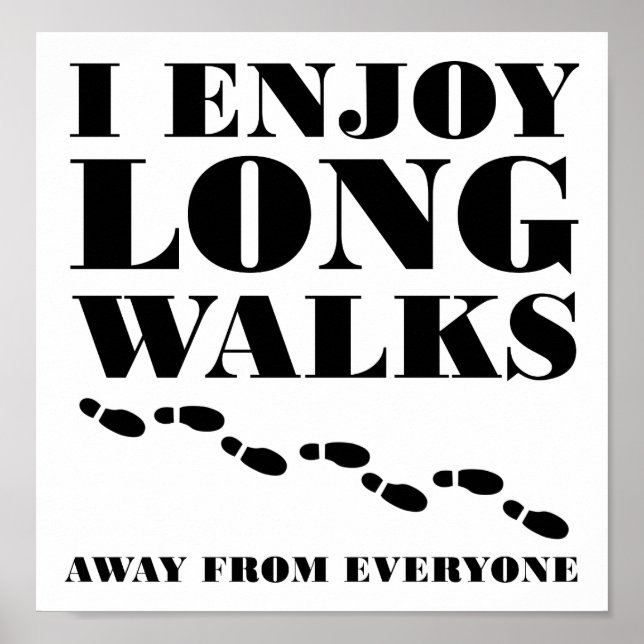 Long Walks bort från alla Poster (Framsidan)