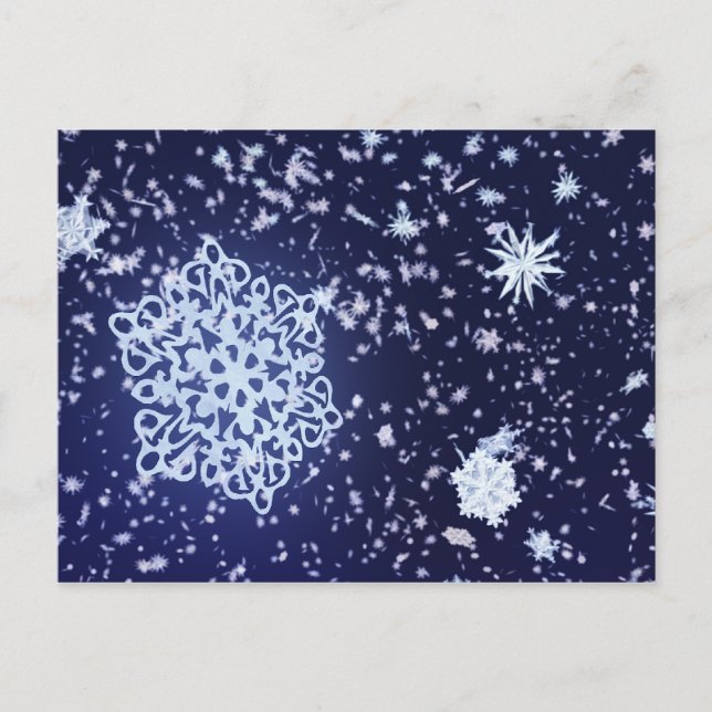 Long Winter's Night Postcard Vykort (Framsida)