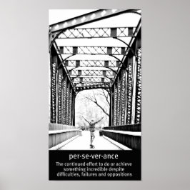 Longboard Perseverance Poster