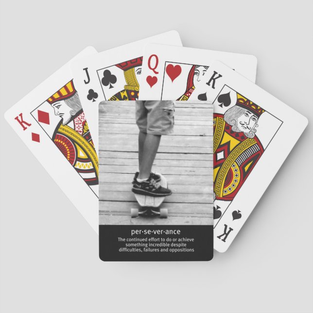Longboard Perseverance Spelkort (Baksidan)