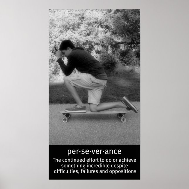 Longboard Prayer Pose Poster (Framsidan)