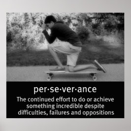 Longboard Prayer Pose Poster