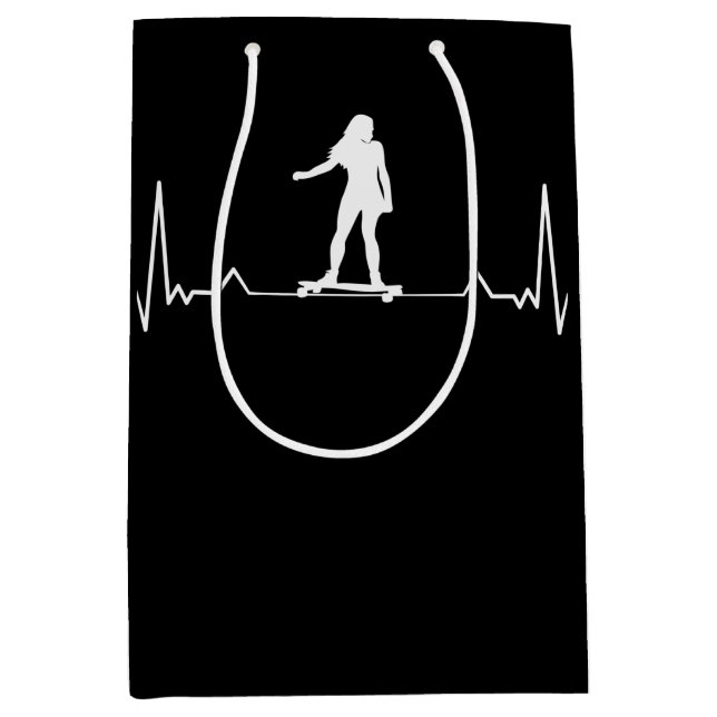 Longboard tjej Heartslag (Framsidan)