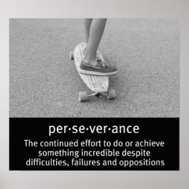 Longboard Tonåring Poster