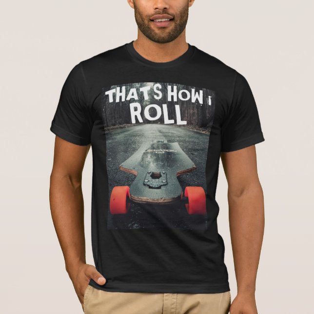 LONGBOARDING SKATEBOARDER LONGBOARD T-SHIRTS (Framsida)
