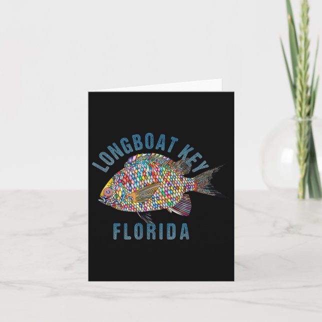 Longboat Nyckel, Florida Beach Design _ Souvenir I Kort (Framsida)