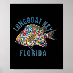 Longboat Nyckel, Florida Beach Design _ Souvenir I Poster