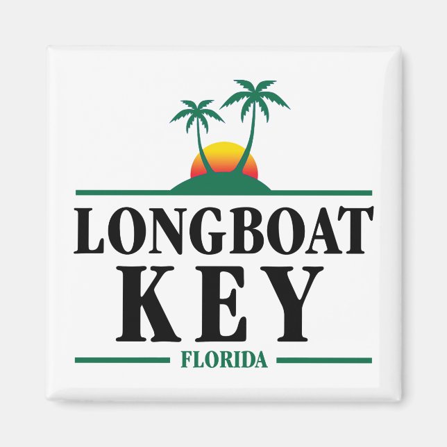Longboat Nyckel Florida Magnet (Framsidan)