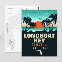 Longboat Nyckel Florida Retro Sunset Souvenirs 60-