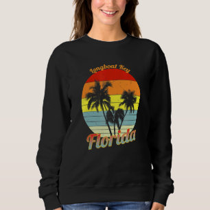 Longboat Nyckel Florida Retro Tropical Handflatan T Shirt