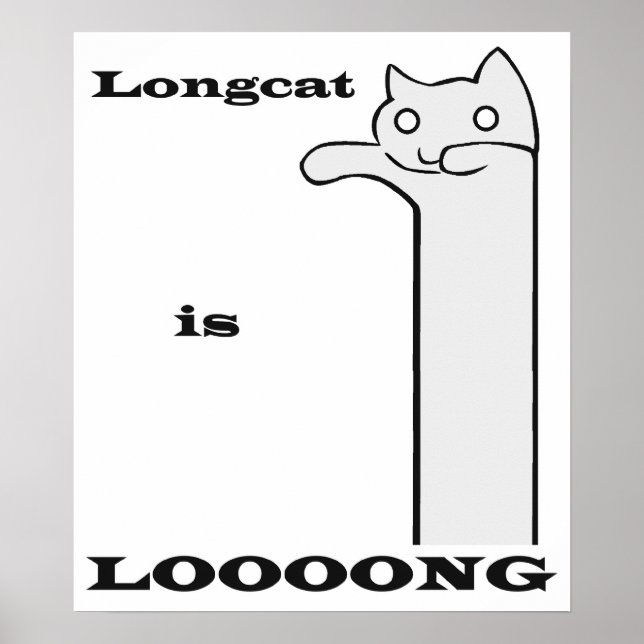 Longcat är Long Poster (Framsidan)