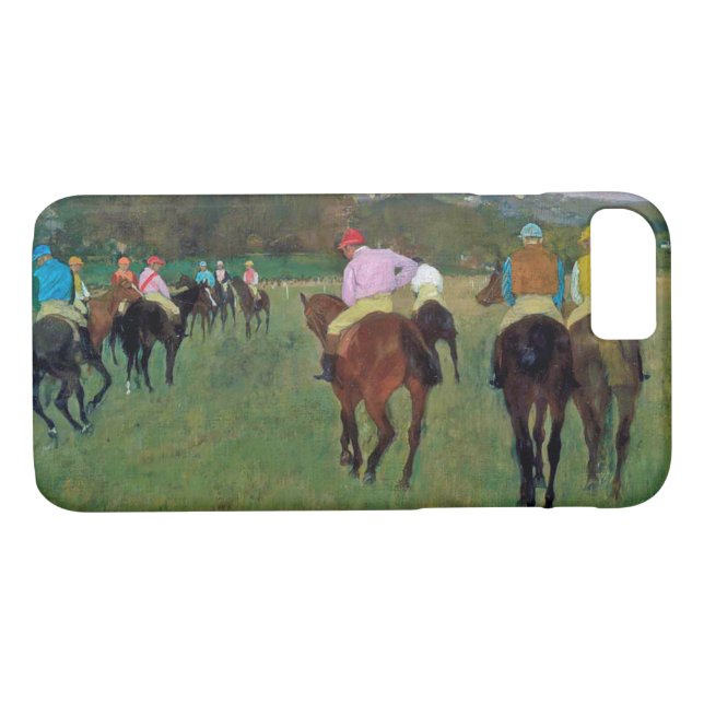 Longchamp Tävling Horse, Edgar Degas Case-Mate iPhone Skal (Baksida (horisontal))