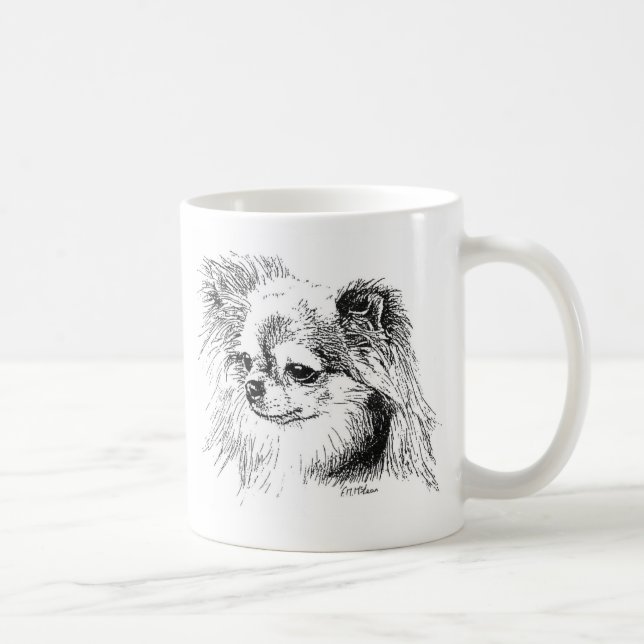 Longcoat chihuahua kaffemugg (Höger)