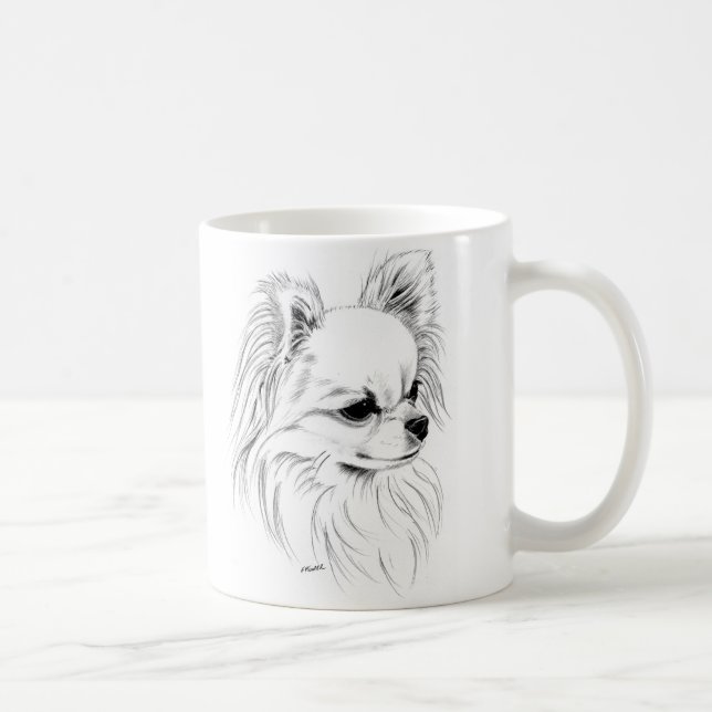 Longcoat chihuahua kaffemugg (Höger)