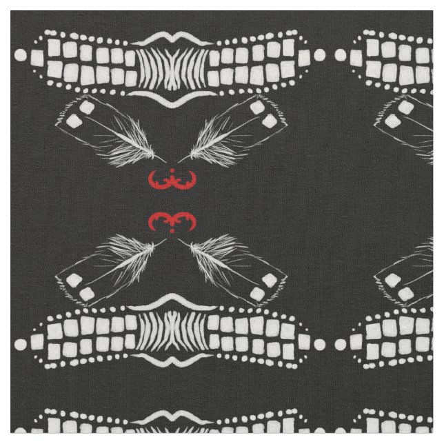 Longduva wabanaki-dubbla tyg (Närbild)