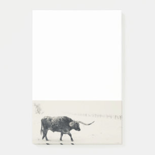 Longhorn anteckningsblock post-it block