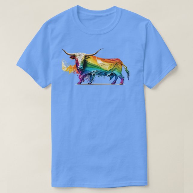 Longhorn Bull T Shirt (Design framsida)